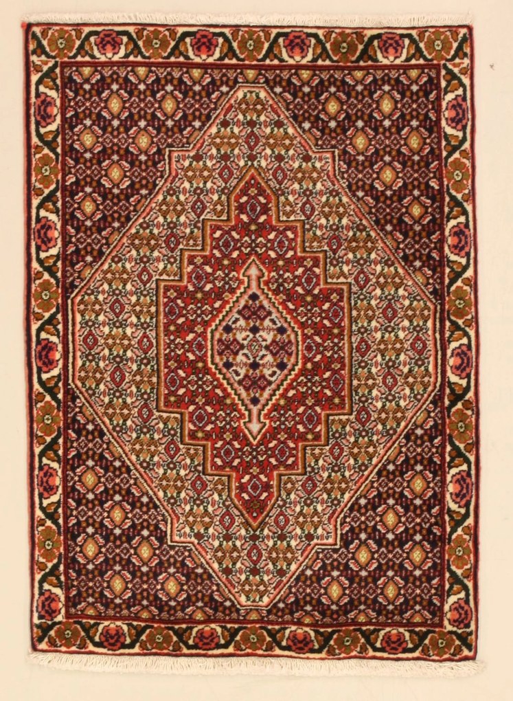 Senneh Tappeto 70 x 100 (Iran) Annodato A Mano