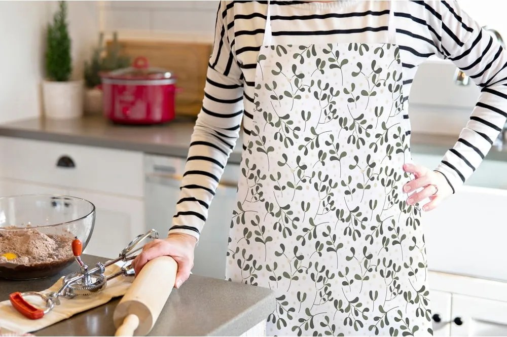 Grembiule in cotone Santa Likes Mistletoe – Butter Kings