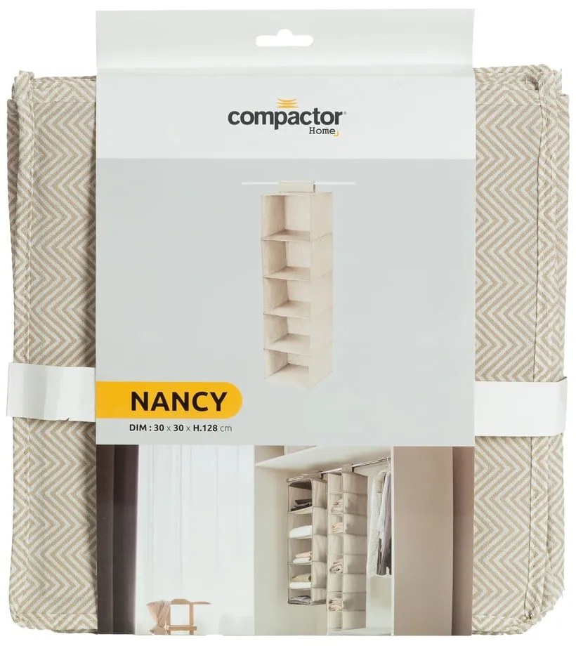 Organizer in tessuto appeso per il guardaroba Nancy - Compactor