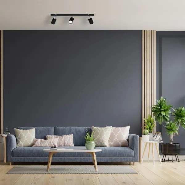 LED Luce Spot a LED TUNE 3xGU10/4,8W/230V nero