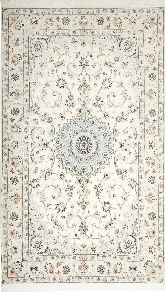 Nain Tappeto persiano 160x270 Beige (Iran) Annodato A Mano