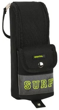 Astuccio Scuola Safta Surf Nero (6 x 21 x 6 cm)