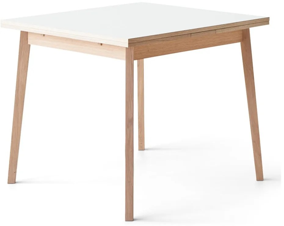 Tavolo da pranzo pieghevole con piano bianco Hammel , 90 x 90 cm Single - Hammel Furniture