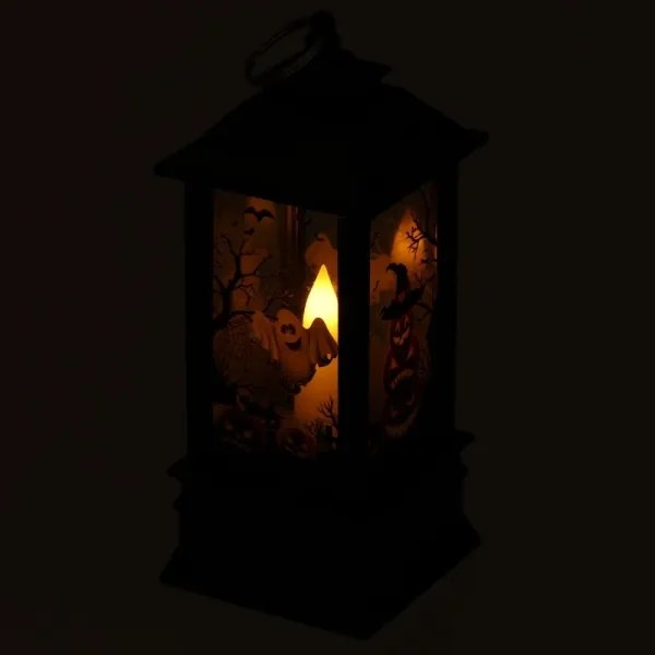 Retlux - LED Decorazione HALLOWEEN LED/3xAAA/bianco caldo lanterna con zucche