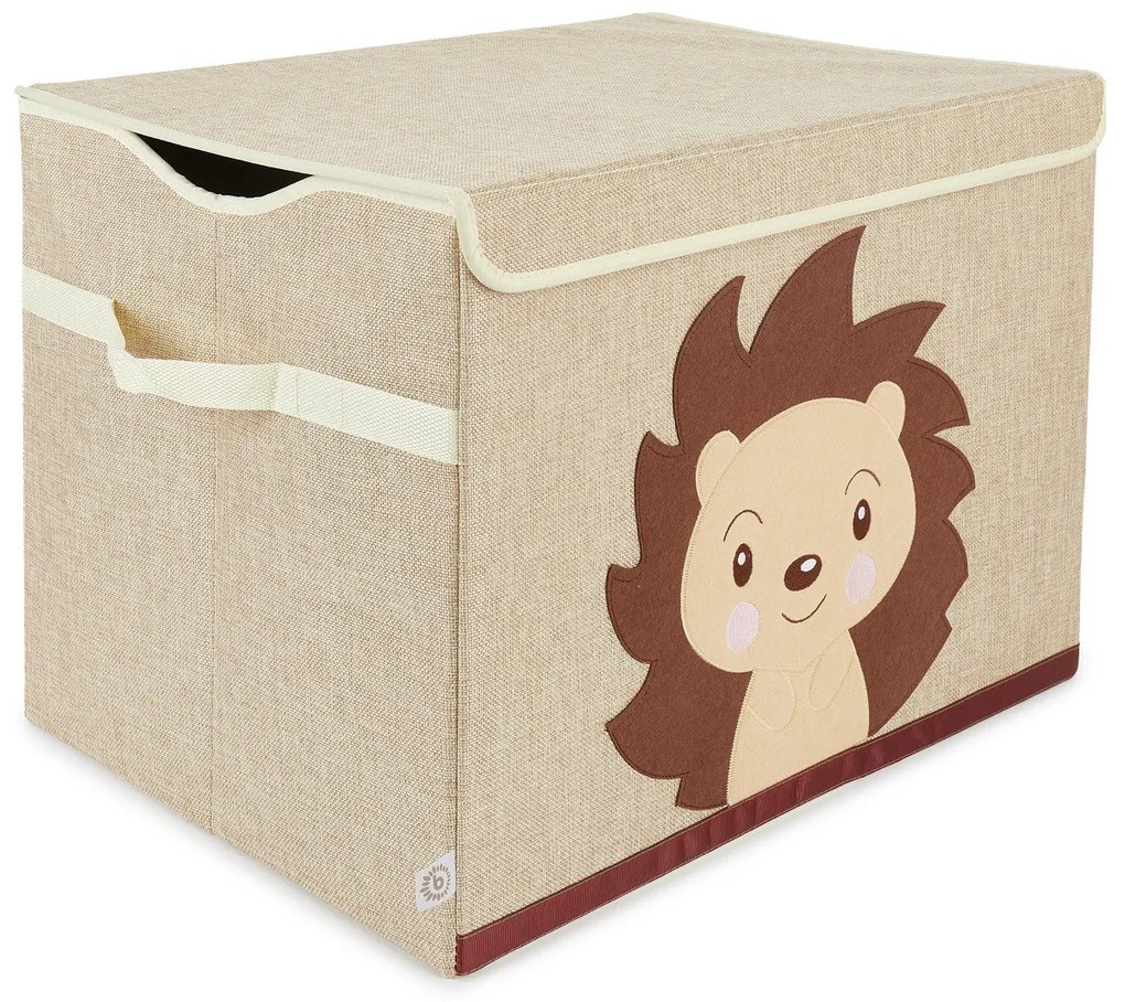 Bieco - Scatola portaoggetti con coperchio - riccio Piksi