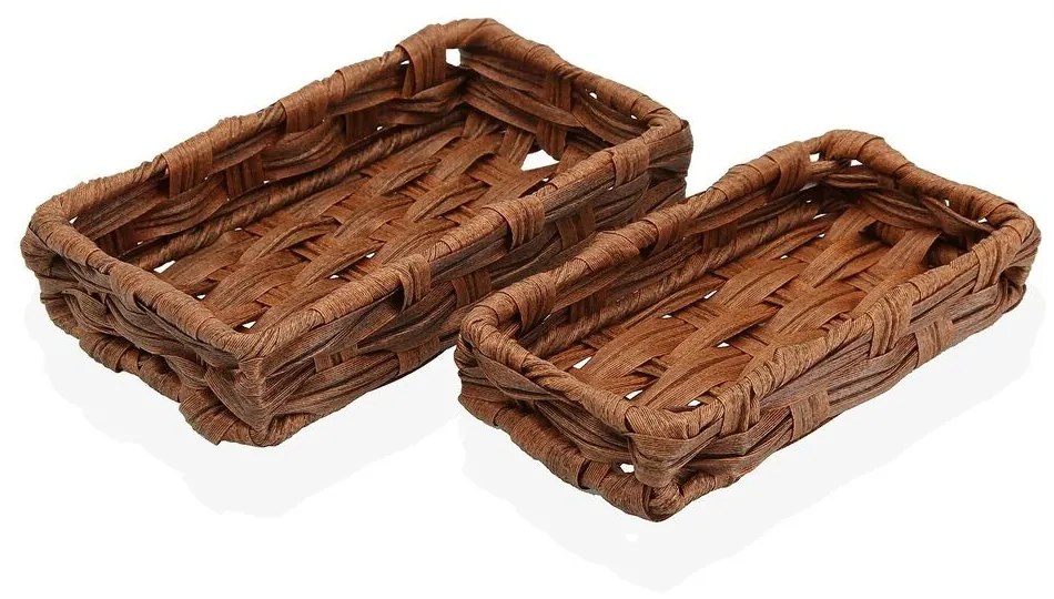 Set di Cestini Versa Polietilene (11 x 4 x 20 cm) (2 pezzi)