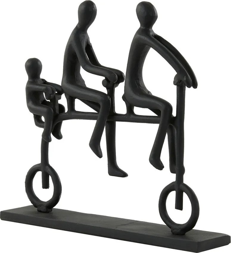 Statuetta in metallo (altezza 32 cm) Cycle - Light &amp; Living