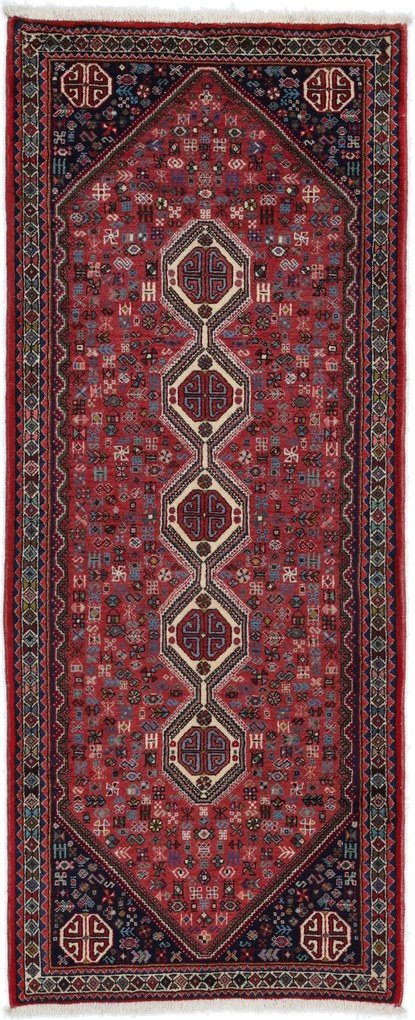 Abadeh Tappeto 190 x 80 (Iran) Annodato A Mano
