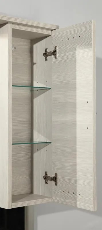 Specchio Contenitore Con Illuminazione Rimini rovere nabucco L 100 x H 108 x P 18.5 cm