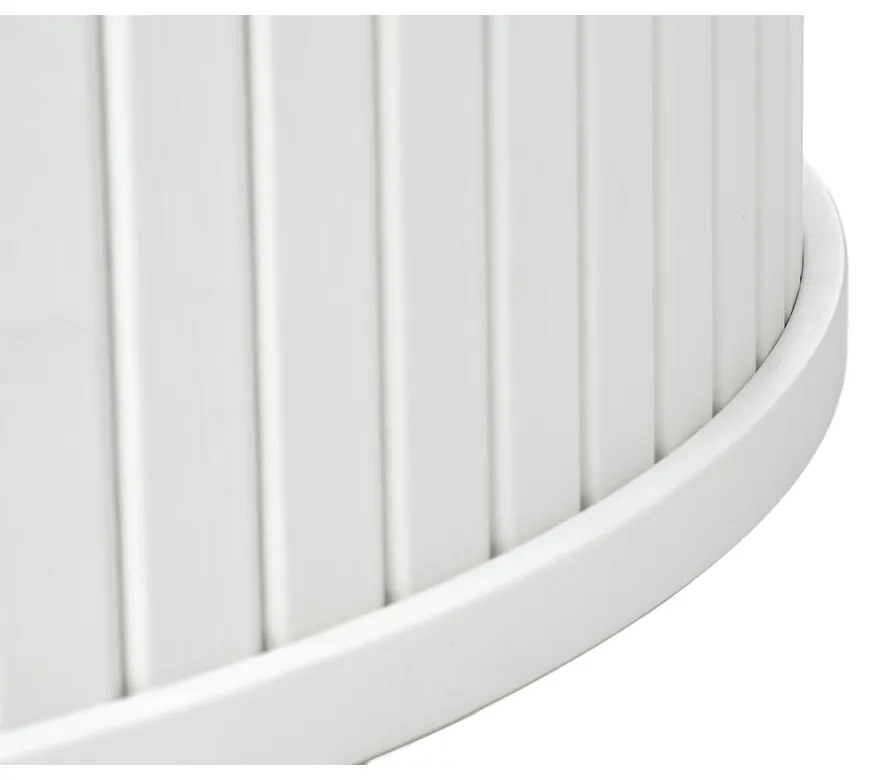 Tavolino da salotto rotondo bianco Nola – Unique Furniture