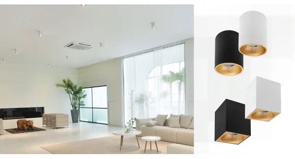 Faretto CHLOE 1xGU10/50W/230V quadrato bianco