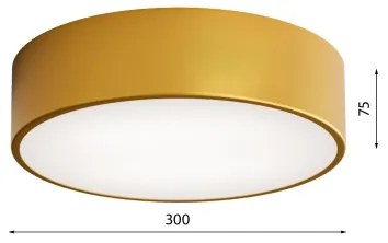 Plafoniera LED CLEO 24W 230V 3000K Ø30 cm oro