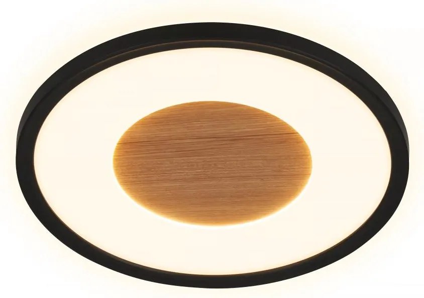 Brilo - Plafoniera LED SUFIT WOOD LED/18W/230V 3000K Ø 29 cm
