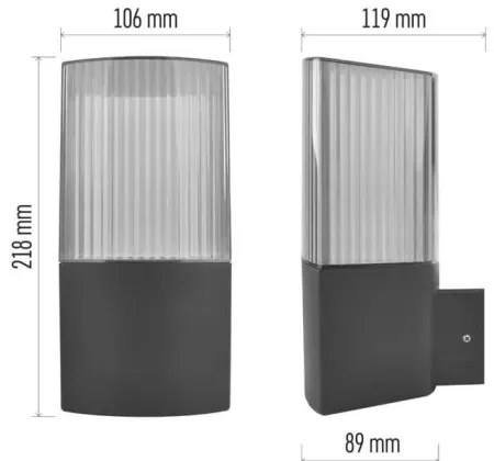Applique da esterno LANA 1xE27/25W/230V IP54