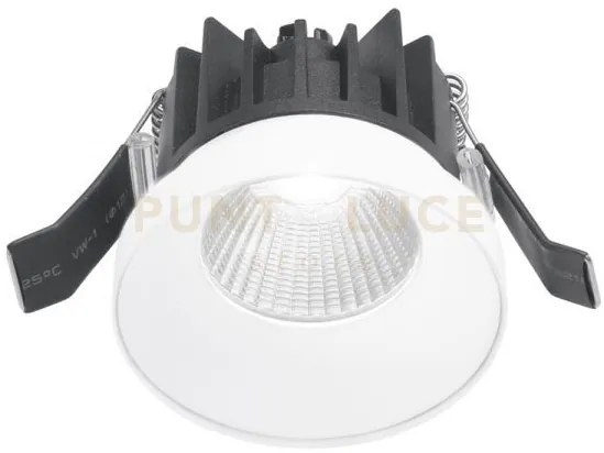 Gfa301- faretto da incasso in alluminio a led 3000k 700lm 9w d.7cm ...