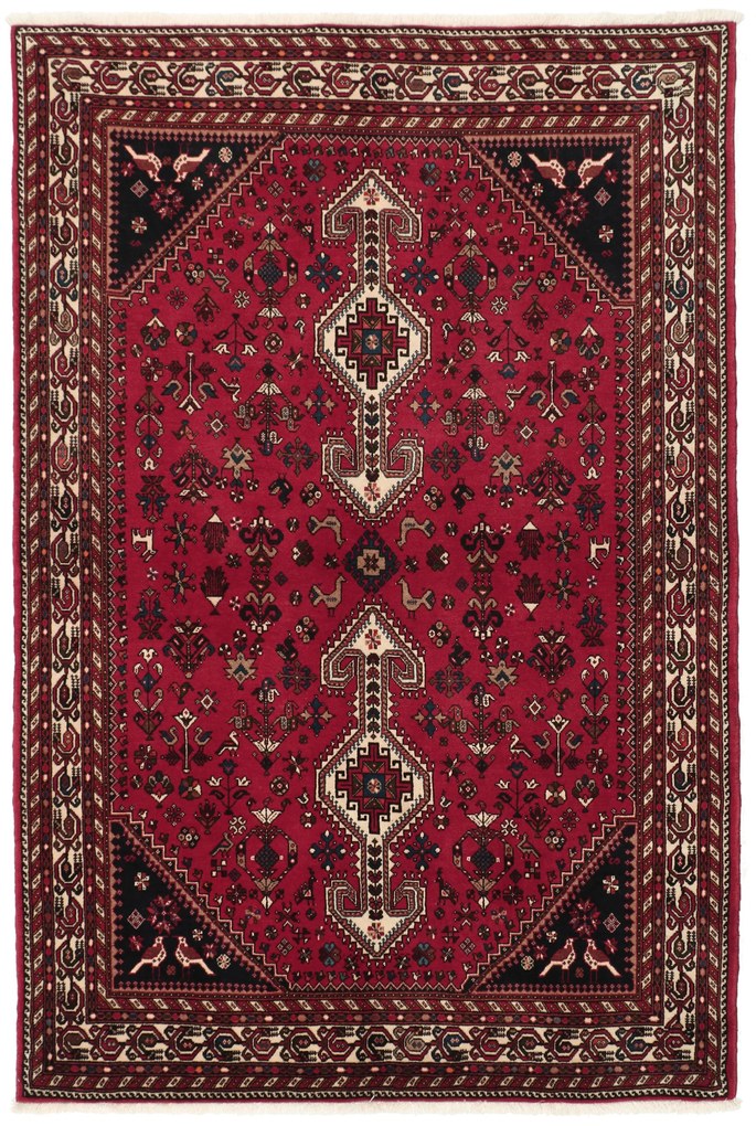 Nasrabad Tappeto 140x210 (Iran) Annodato A Mano