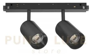 Ego spot double led cob citizen on-off 1700 lm 3000 k 16 w 30° nero...