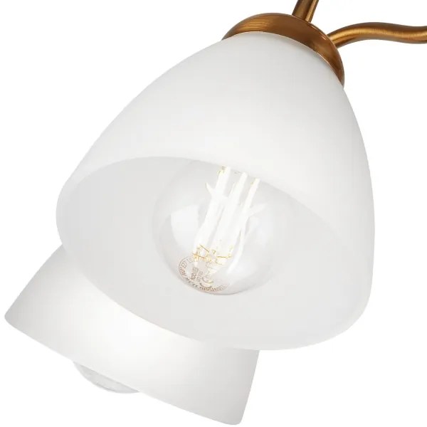 Lampadario a plafone MIRANDA 1xE27/60W/230V oro