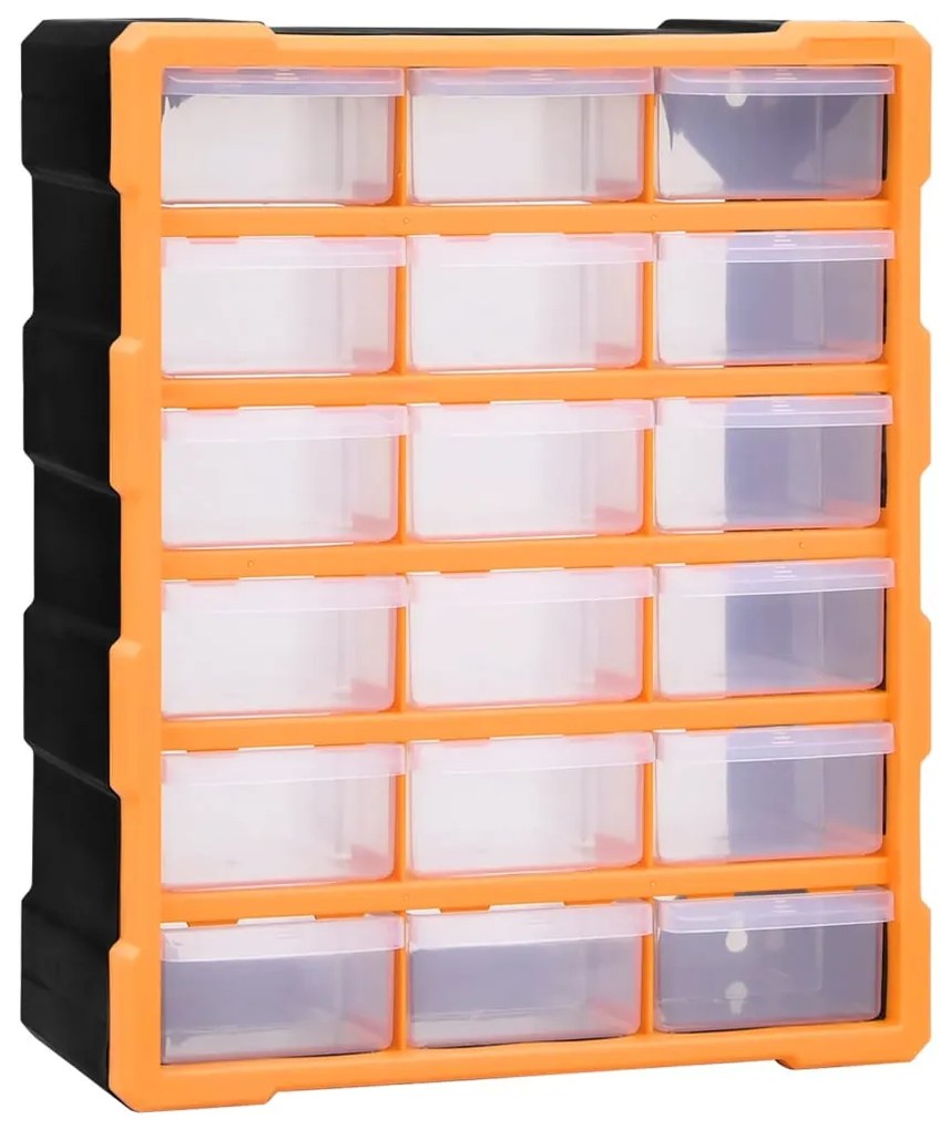 Mobile Contenitore Con 18 Cassetti Medi 38x16x47 Cm /