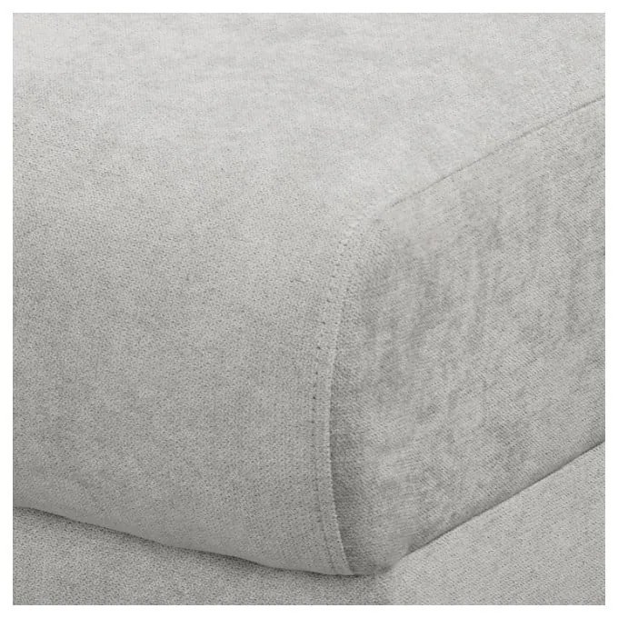 Divano angolare grigio chiaro (angolo destro) Beata - Ropez