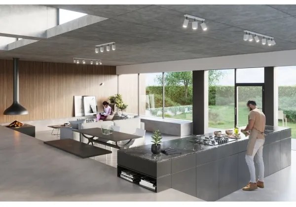 Faretto MERIDA 3 3xGU10/40W/230V bianco