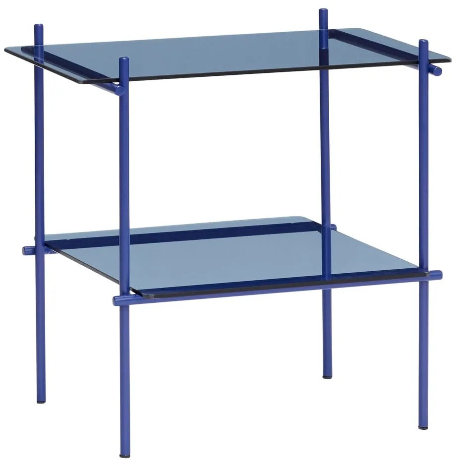 Tavolino da caffè con doppio ripiano in vetro Niche - Hübsch