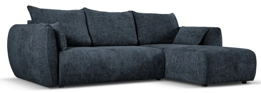 Divano angolare blu scuro (angolo destro) Matera - Cosmopolitan Design