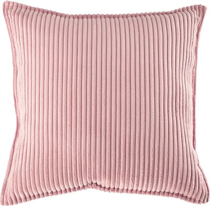 Cuscino per divano da bambini rosa con rivestimento in velluto a coste Block – Wigiwama