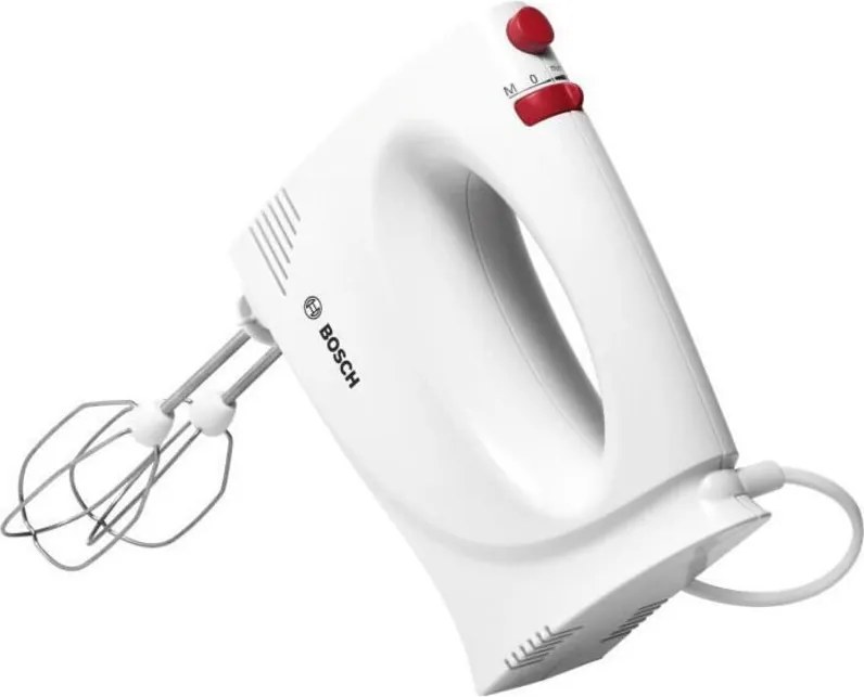 Bosch - MFQP1000 Sbattitore Manuale 300W 2 Velocità Turbo Rosso e Bianco YourCollection