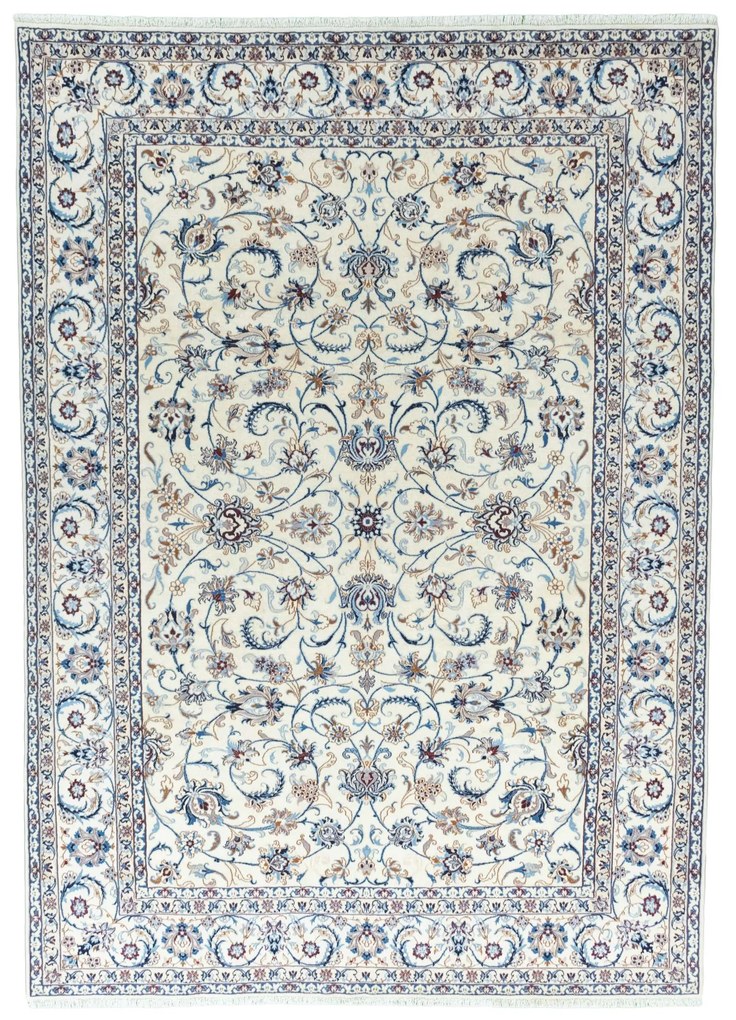 Nain Tappeto 260x360 Beige (Iran) Annodato A Mano