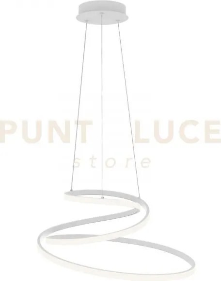 Lampadario a sospensione led coaster circolare bianca 60w 8000lm cc...