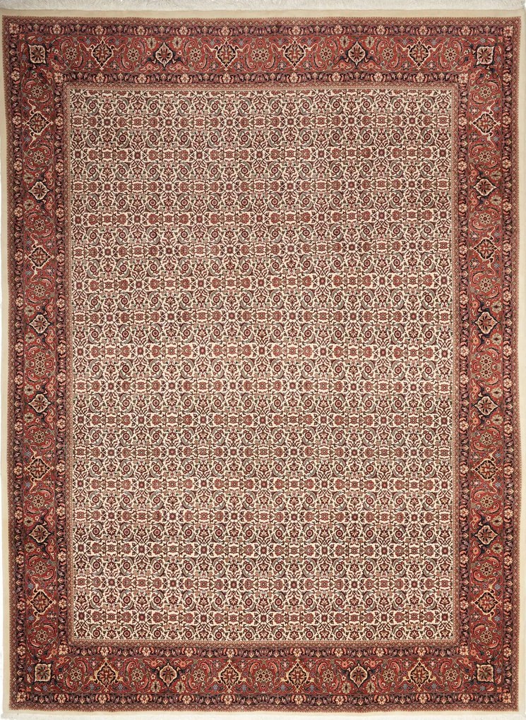 Bidjar Tappeto persiano 340 x 250 Beige (Iran) Annodato A Mano