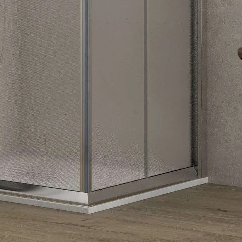 Kamalu - box doccia 80x70 altezza 180cm vetro opaco k410