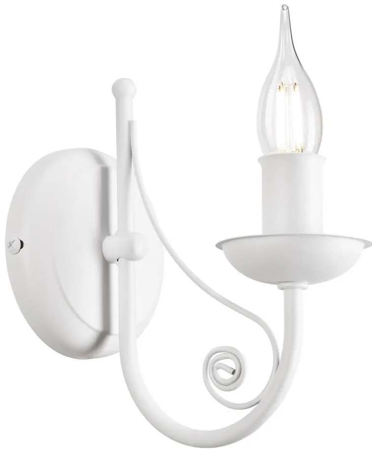 Applique DONATO 1xE14/40W/230V bianco