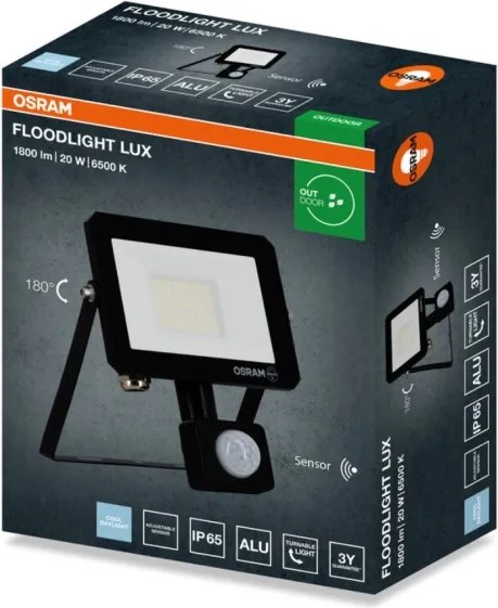 Osram - Proiettore LED con sensore FLOODLIGHT LED/20W/230V 6500K IP65