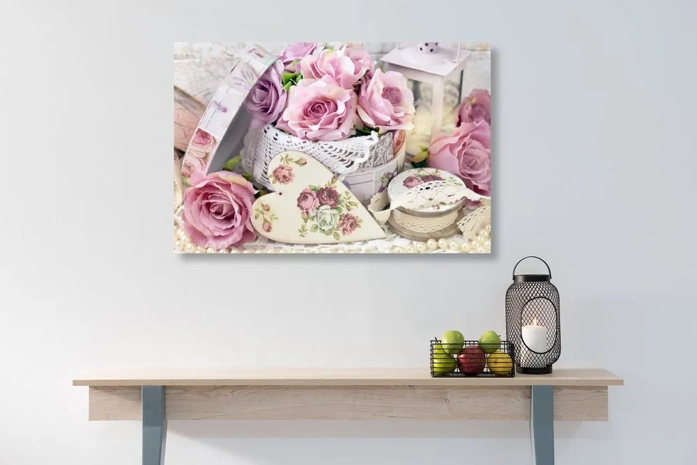 Stampa su tela – Stile romantico vintage