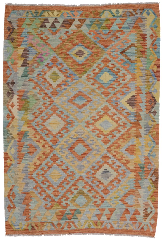 Kilim Tappeto 110 x 160 (Afghanistan) Tessuto A Mano
