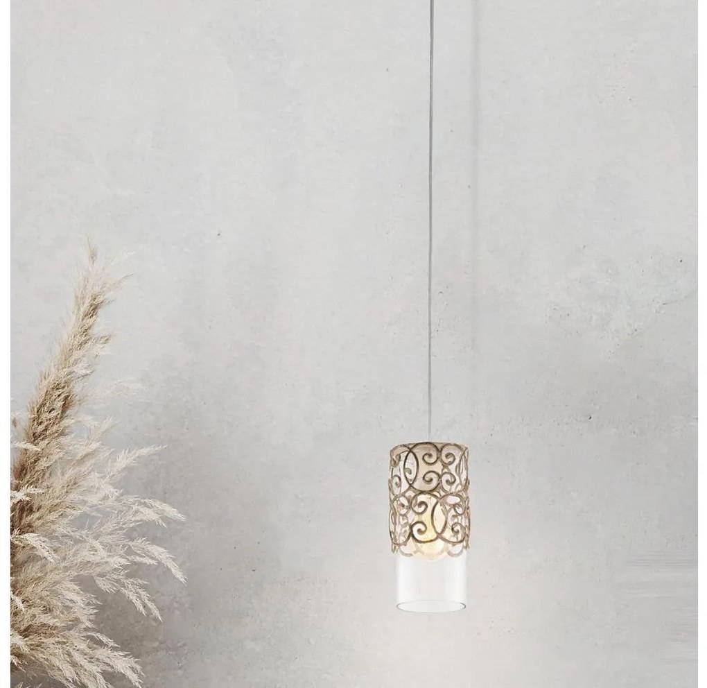 Eglo 49201 - Lampadario CARDIGAN 1xE27/60W/230V