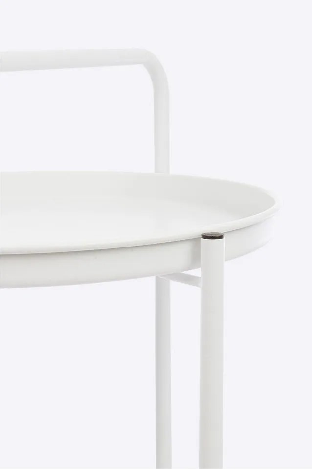 Tavolino da servizio in acciaio ø 44,5 cm Austin – Bizzotto