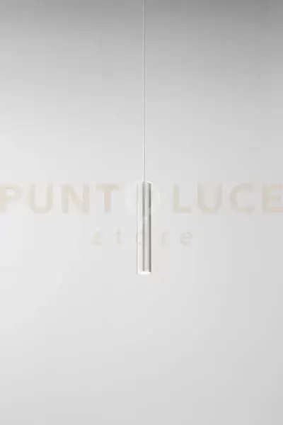 Shot sospensione in alluminio spazzolato rosone non incluso 1 luce ...