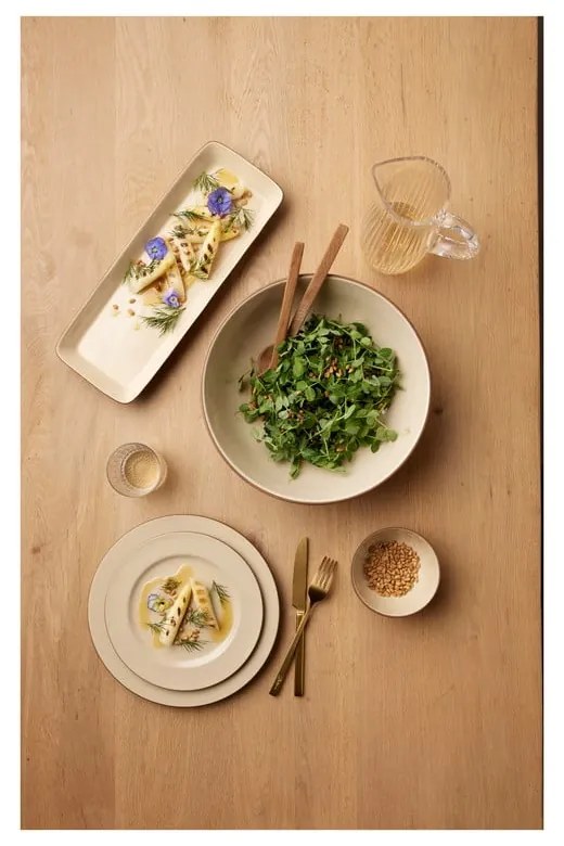 Piatto da dessert in gres beige ø 22 cm - Bitz