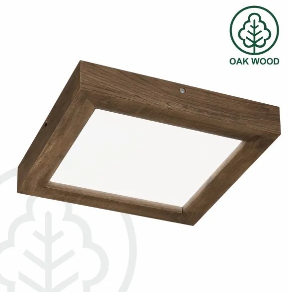 Brilagi-LED Lampada dimmerabile WOODY FRAME LED/24W/230V quercia 30x30 cm IP44 +