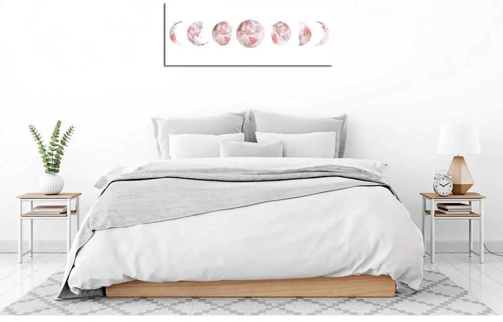 Dipinto 80x30 cm Moon - Wallity