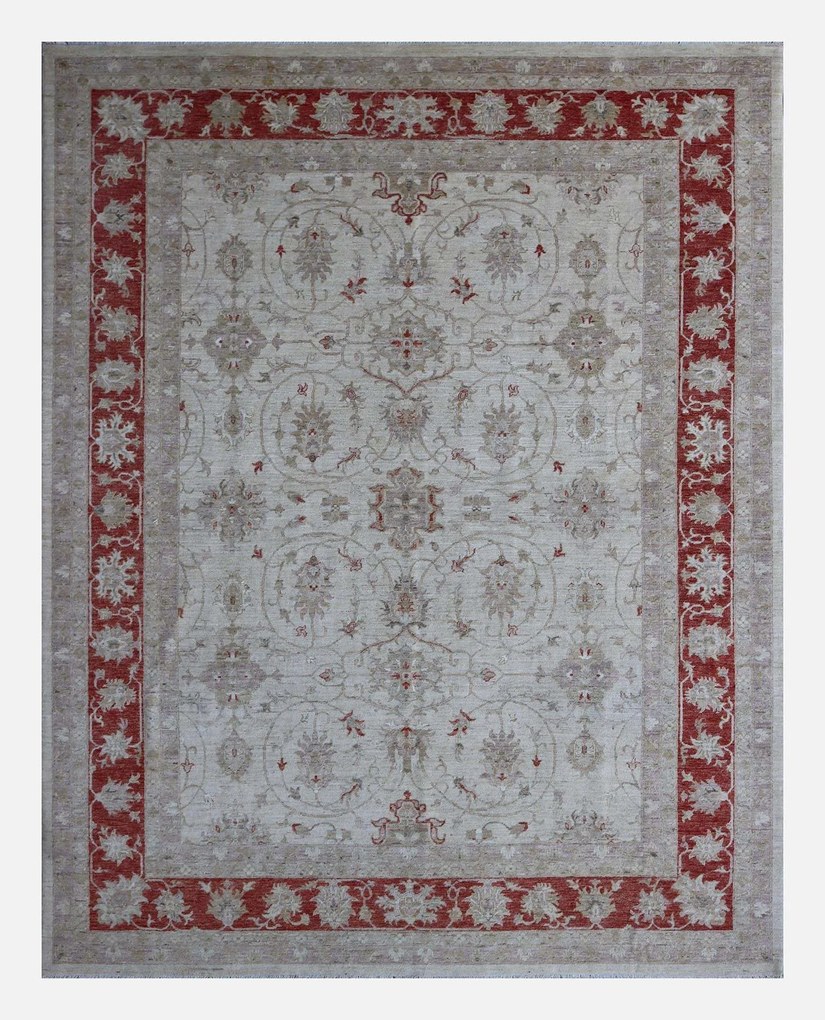 Ziegler Tappeto orientale 240x310 Beige (Pakistan) Annodato A Mano