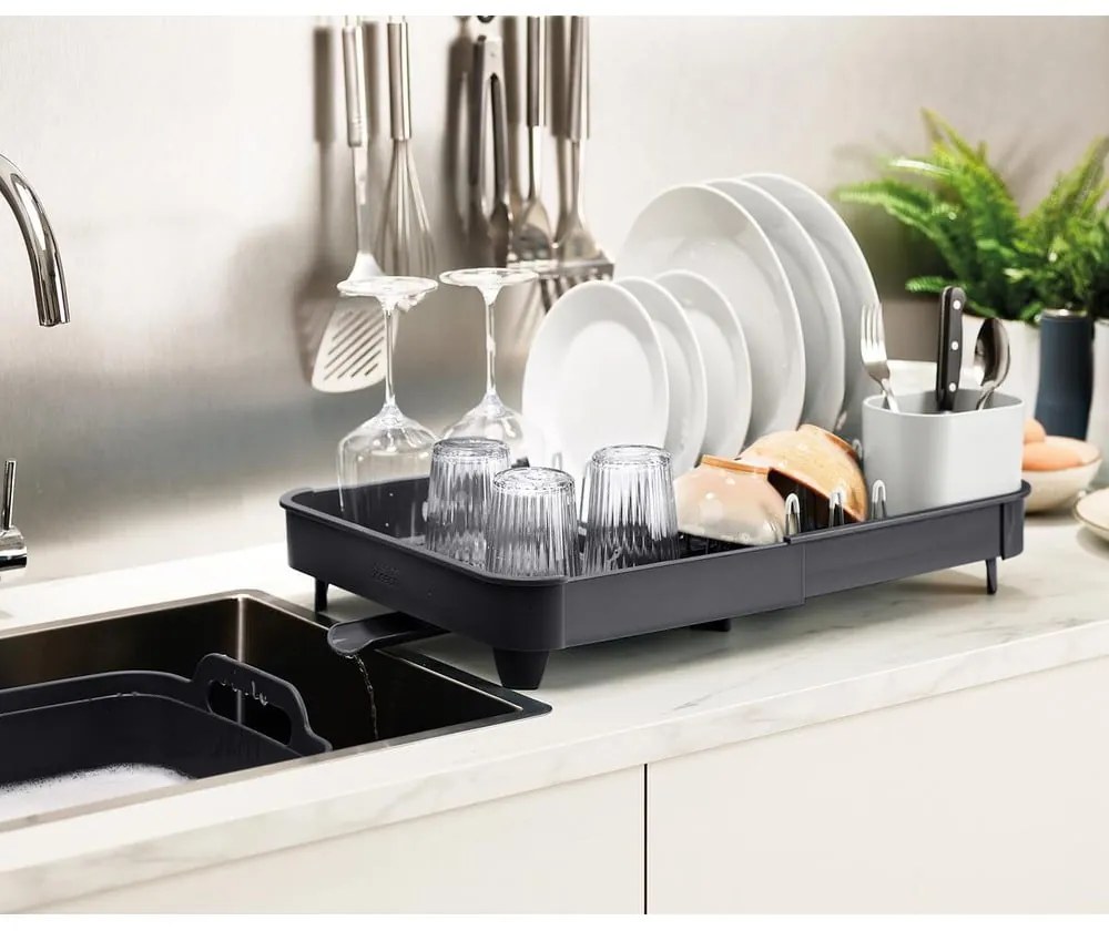 Vassoio di sgocciolamento regolabile grigio allungabile - Joseph Joseph