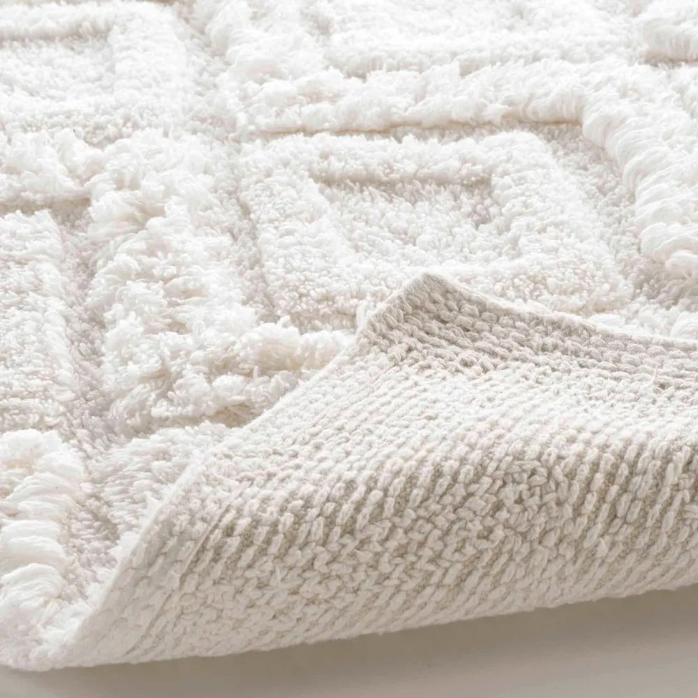Tappetino per il bagno bianco 50x80 cm Ikatis – douceur d'intérieur