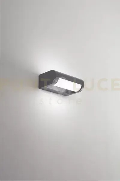 Orienta applique in alluminio antracite opaco led 12w 3000k cri?90...