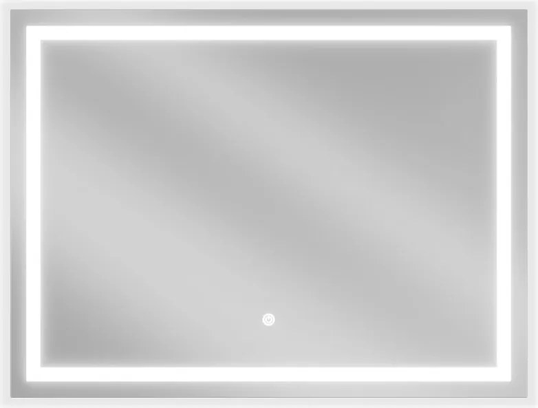 Mexen Miko specchio da bagno illuminato 80 x 60 cm, LED 6000K, anti-appannamento - 9819-080-060-611-00