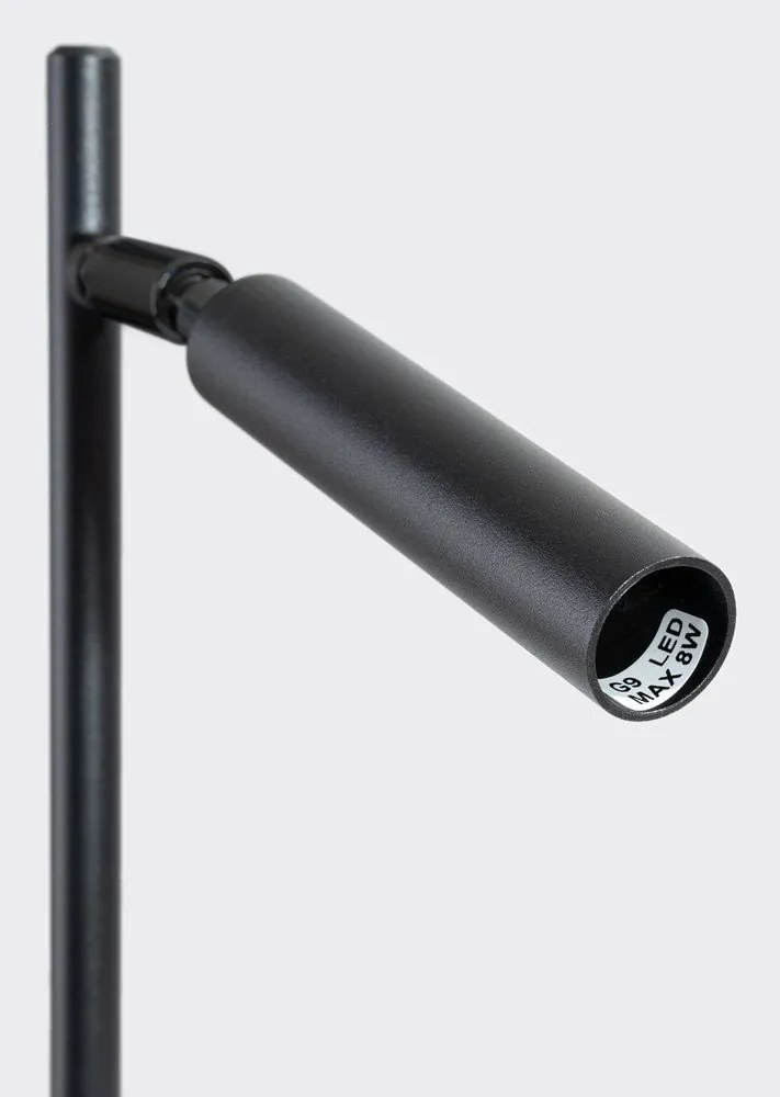 Lampada da tavolo nera (altezza totale 43 cm) Fideus – Sollux