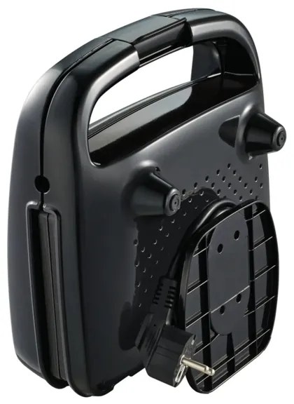 Tefal - Macchina per i panini CROC TIME 700W/230V nero/cromo